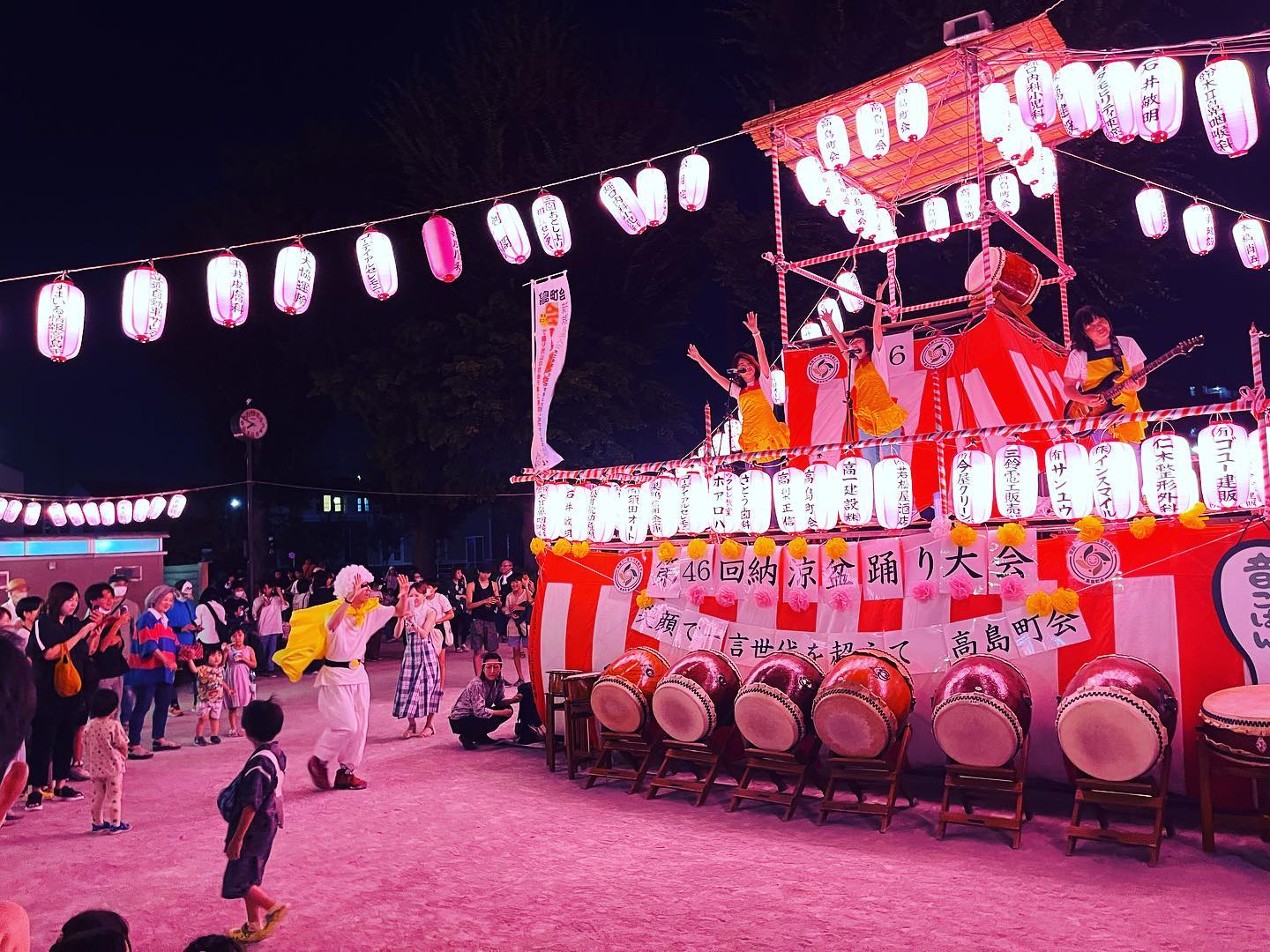 高島町会の納涼盆踊り大会