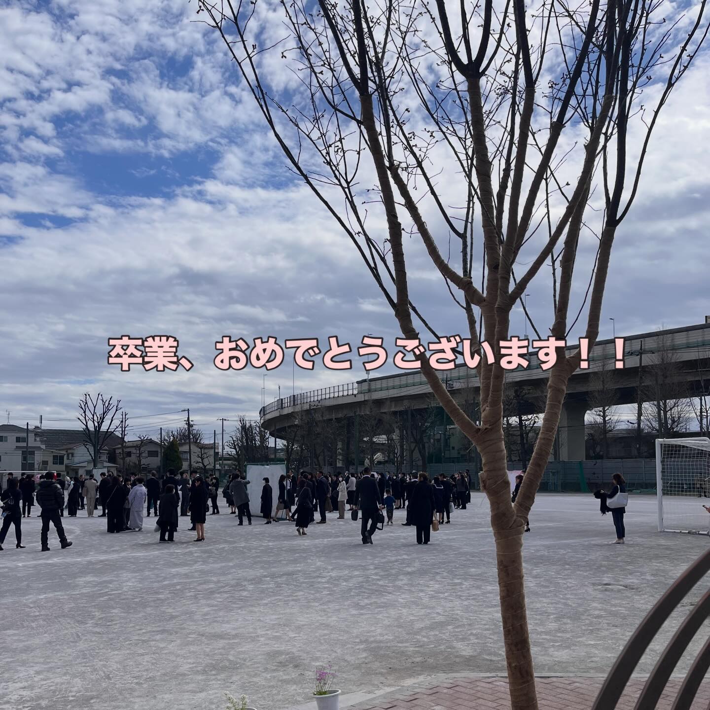 西台中学校の卒業式に参列させていただきました。